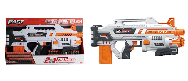 Product image for 2 in 1 ELECTRONIC SOFT BULLET TOY GUN, reference CPS300505