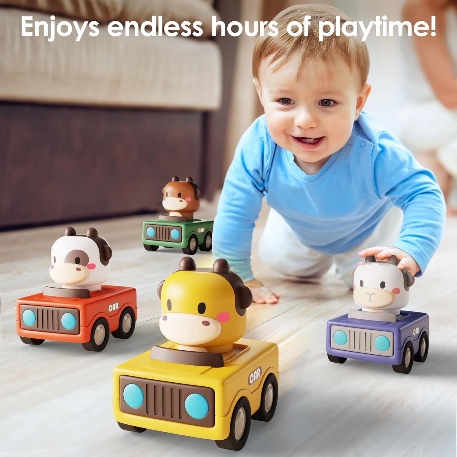 Product image for Push-to-go Animal Car, reference CPS342098