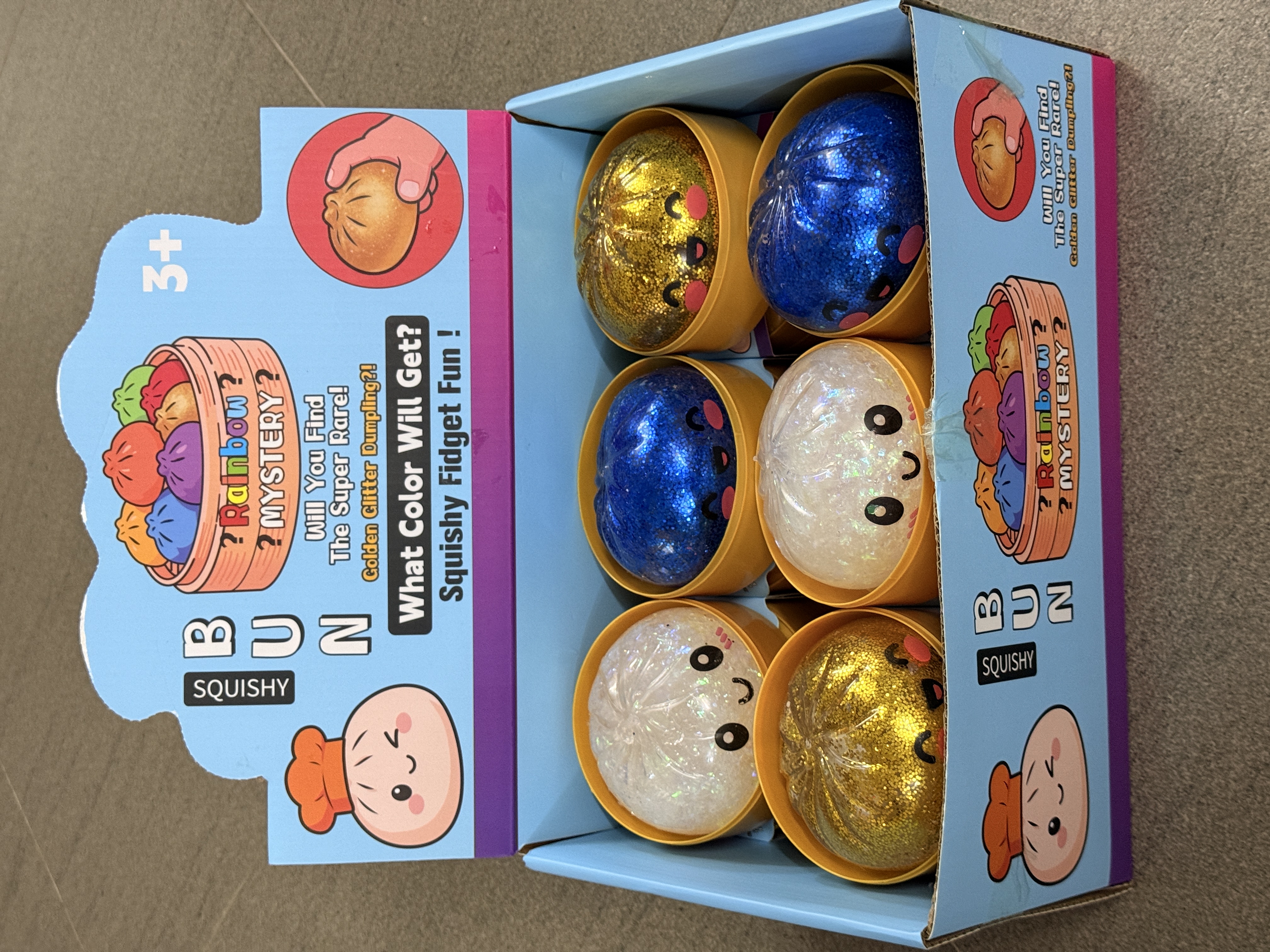 Product image for Glitter Gelatin Smiling Bun, reference CPS350080