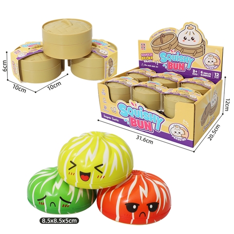 Product image for Zebra-Striped Bun Emoji with Steamer Basket, reference CPS350801