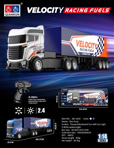 Product image for 1/14 Sitong RC Tractor-Trailer Container Truck with..., reference CPS352399