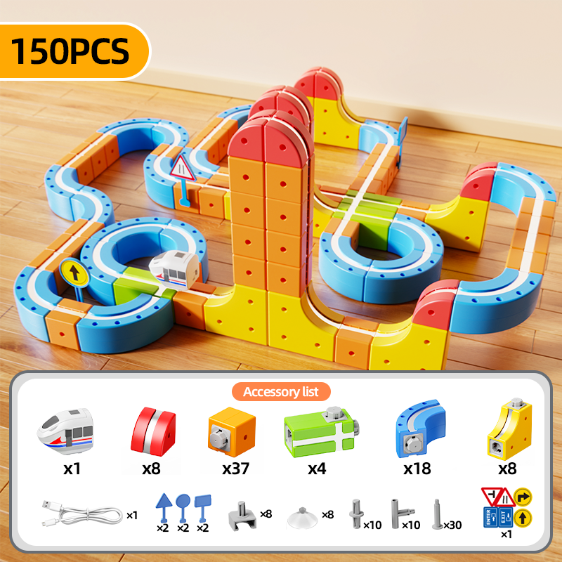 Product image for Multi-functional Magnetic Track Car / 150 PCS, reference LMT341936