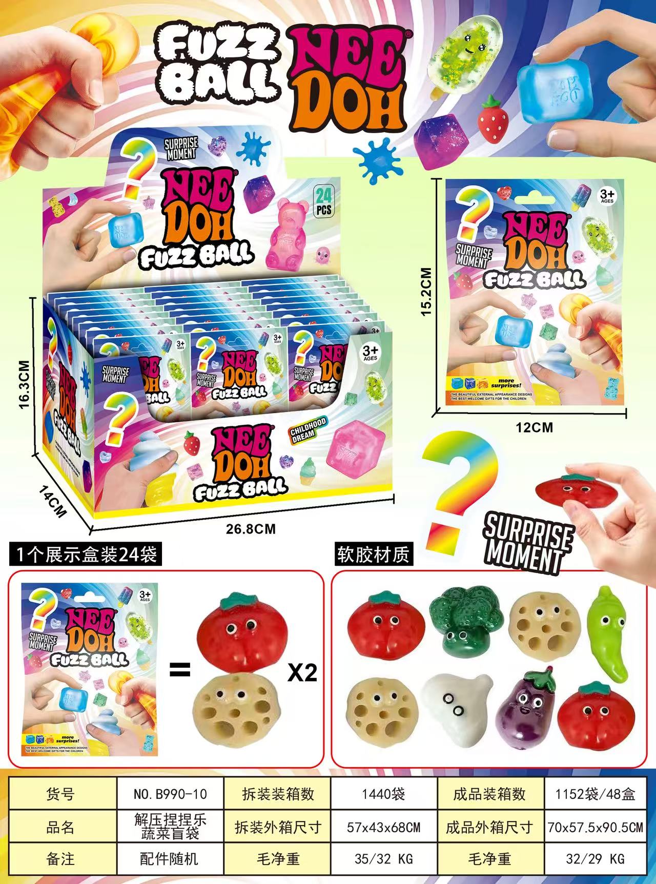 Product image for Fruit Stress-Relief Squeezing Toy, reference LMT349462