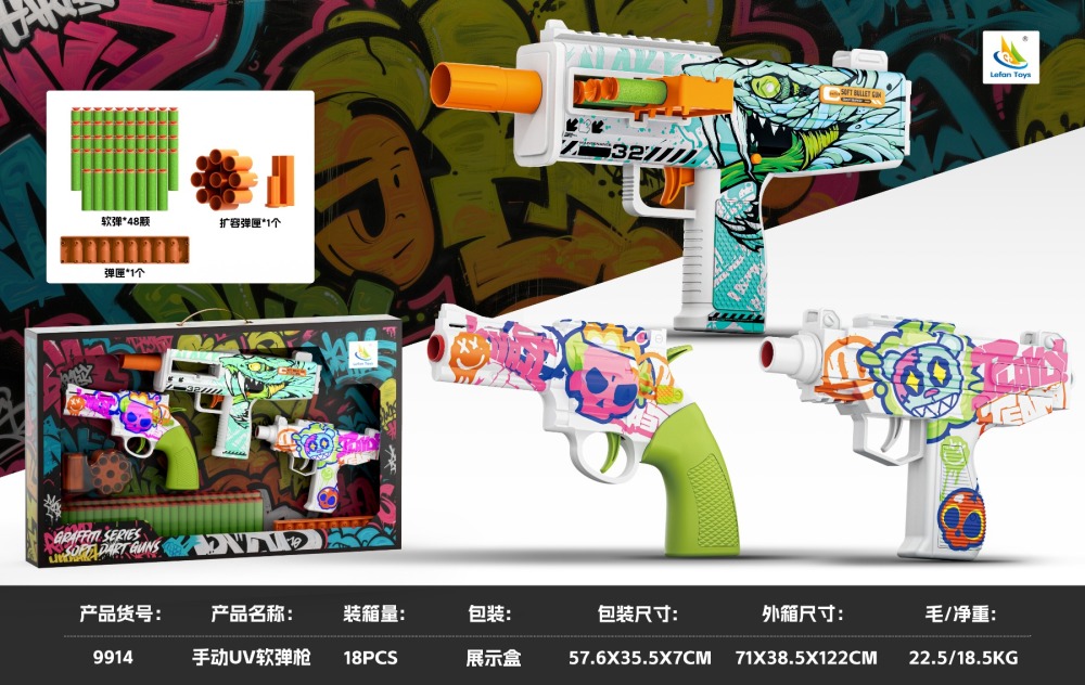 Product image for Manual UV Soft-Shot Gun 3-in-1, reference LMT352124