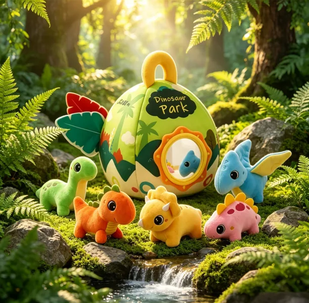 Product image for Plush Dinosaur House, reference LMT351204
