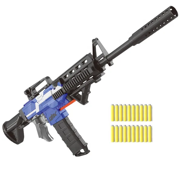 Battery Operated Soft Bullet Gun Plastic