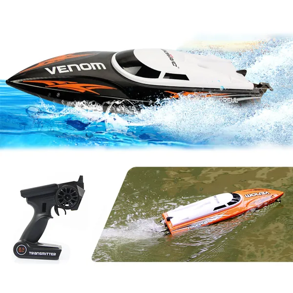 Super RC Boat Charging High-Speed Water Cooling Wireless Waterproof
