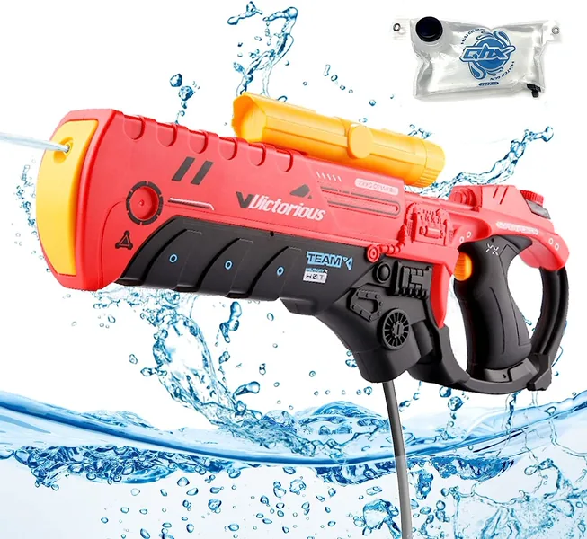 Electric Water Gun with Backpack Modes Battery Powered