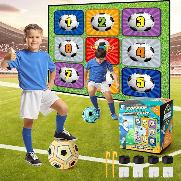 Toddler Soccer Balls Game Set with Goal