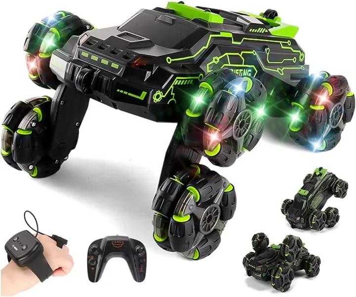 1:16 Scale Six-Wheel 4WD Gesture Sensor Stunt RC Car with Spray