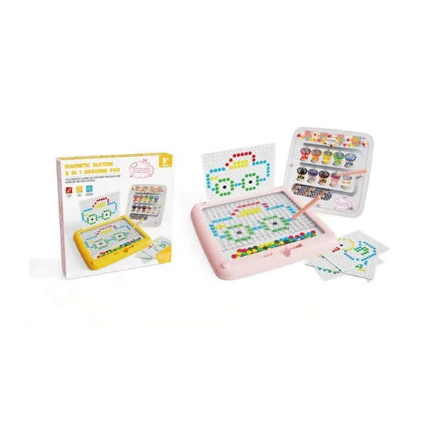 Montessori Educational Plastic Magnetic Drawing Board 2 in 1