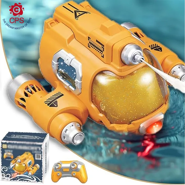 2.4GHz Remote Control Boat with Spray Water Squirt Gun and Lights