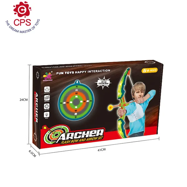 New Design Light-Up Bow and Arrow Night Sports Game