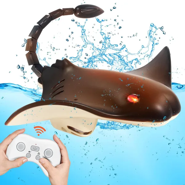 Remote Control Shark Pool Toy with Auto Return and Follow Me
