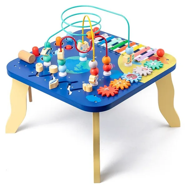 5 in 1 Multi-functional Montessori Wooden Busy Board STEM Kit