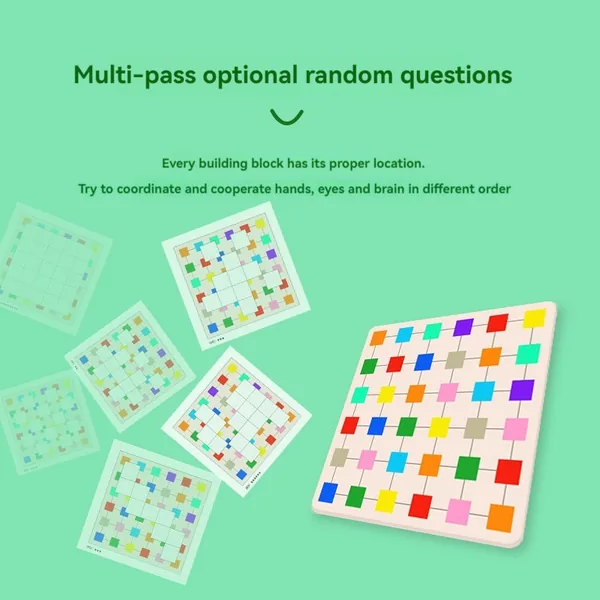 New Concept Montessori Educational Color Capture Wooden Puzzle