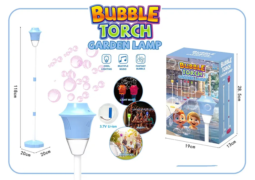 Motorize Bubble Machine with Sound and Light