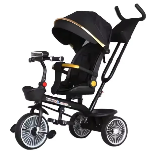 4-in-1 Kids Tricycle Ride on Cars Push Car for Toddler