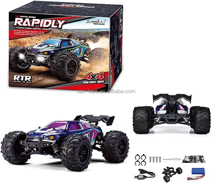 1:16 4WD 2.4GHz RC Off-Road Truck with LED Lights