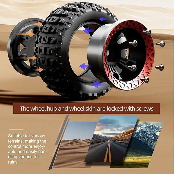 1:18 4WD RC Off-Road Buggy with LED Lights