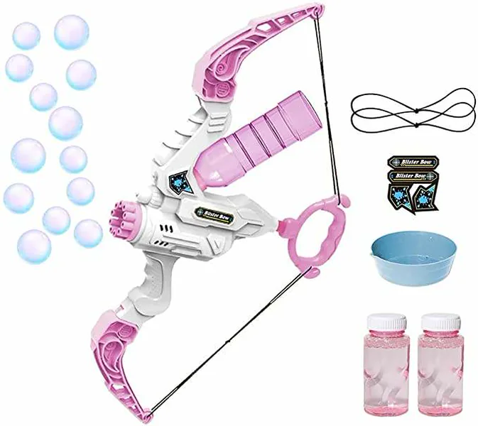 2 in 1Outdoor Wholesale Bubble Launcher Automatic Electric Bow & Arrow