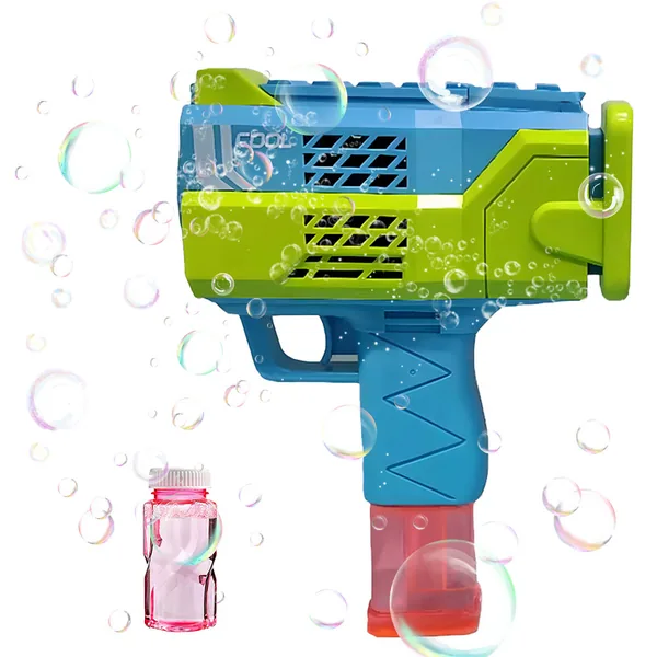 2023 Hot Selling Bazooka Bubble Gun Electric Automatic Bubble Maker