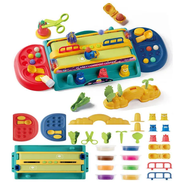 Multi-functional Colorful Fidgets Clay Electric Conveyor Battle Table