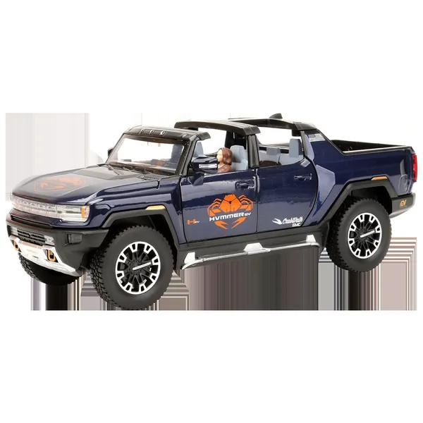 Diecast HUMMER PICKUP Metal Car Model 1:24 with Sound and Light