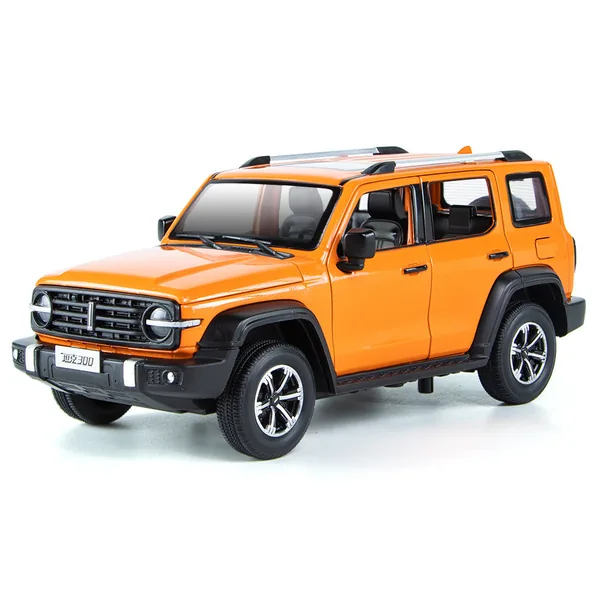 Alloy Material Diecast Tank 300 Metal Model Car with Sound and Light