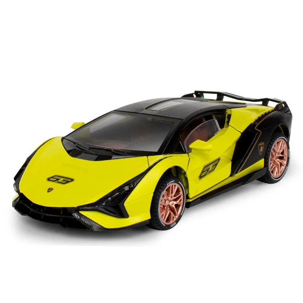 Diecast Lambor Si-an Metal Model Racing Car with Sound and Lighting