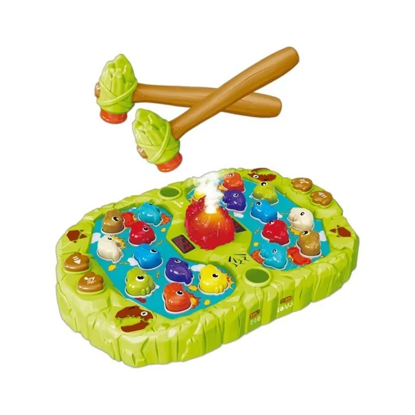 Dinosaur Whack Mole Game with Music and Light-up
