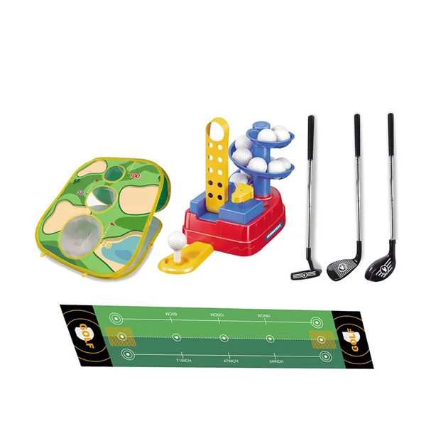 2024 Outdoor Golf Game Set with Putting Mat and Tees