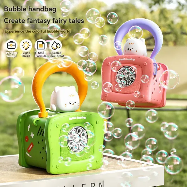 Kitten Machine Bubble Gun with Music and Light